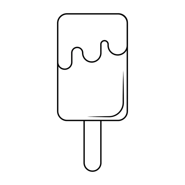 Heerlijke overzicht icecream — Stockvector