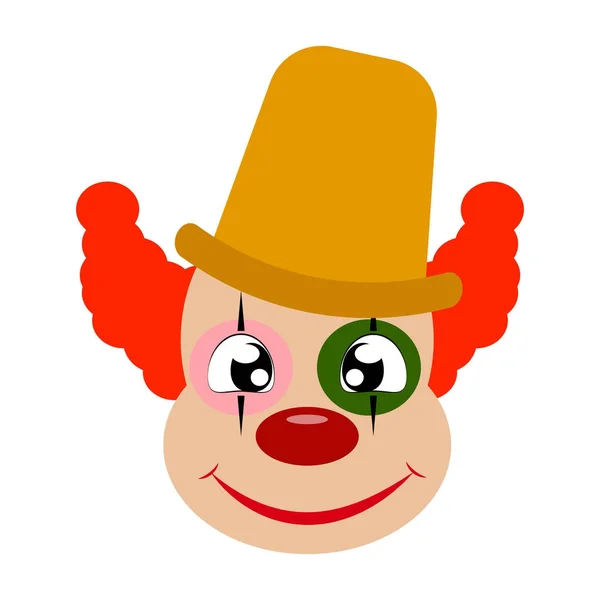Rolig söt Clown — Stock vektor