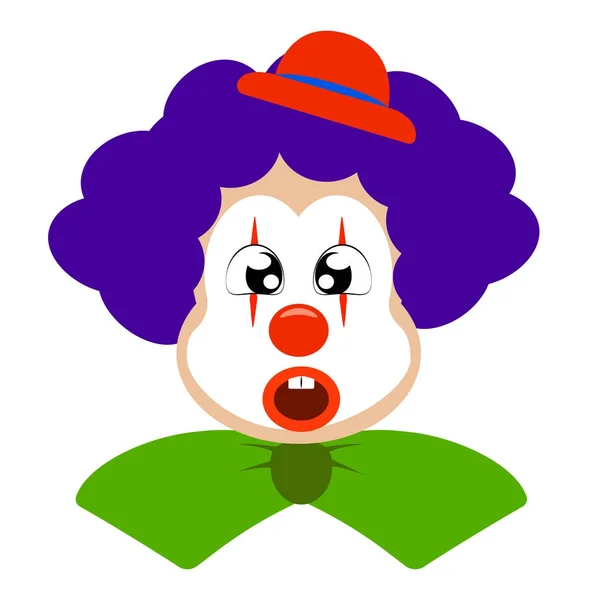 Funny roztomilé klaun — Stockový vektor