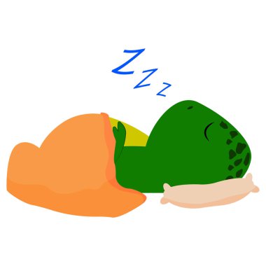 Şirin karikatür dinozor.