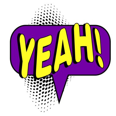 Pop art metin kutusu