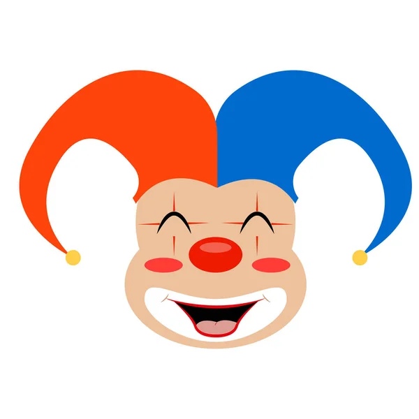 Lustiger süßer Clown — Stockvektor