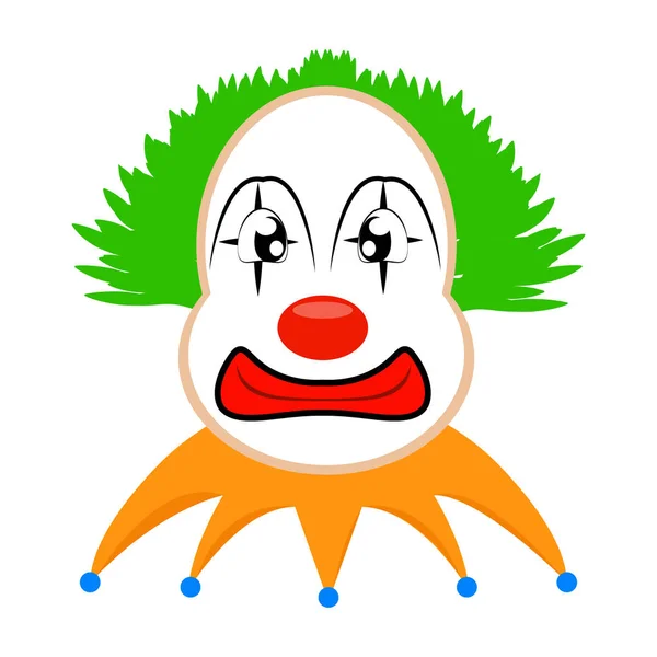 Drôle mignon clown — Image vectorielle