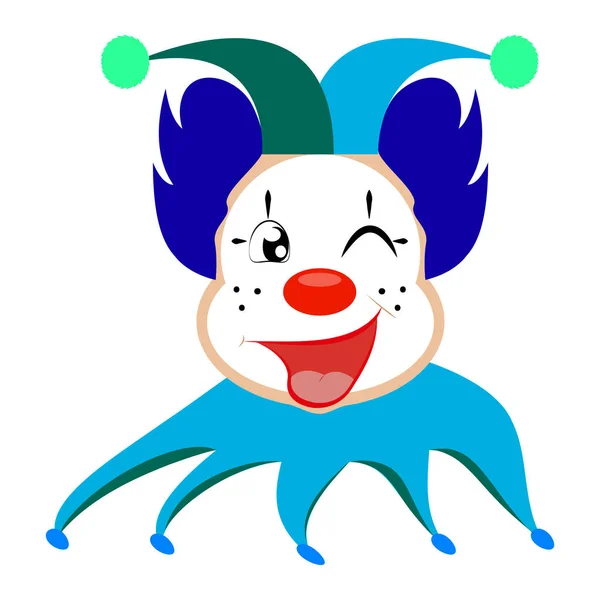 Lustiger süßer Clown — Stockvektor