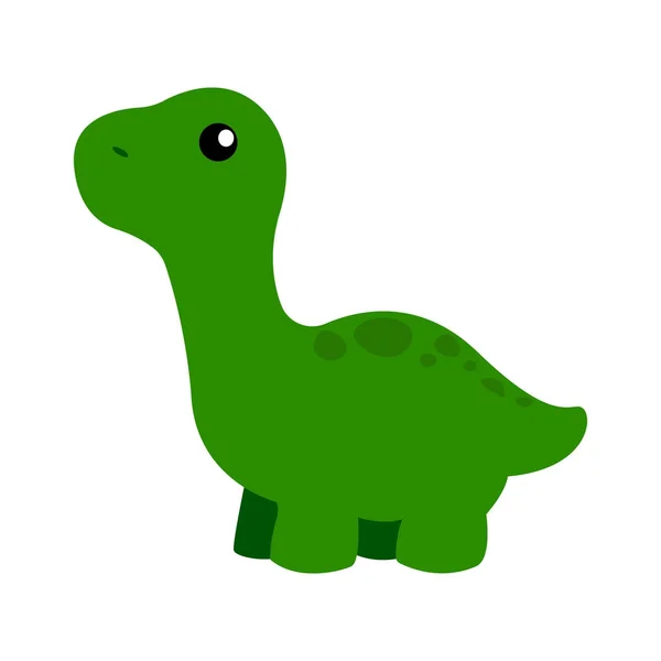 Söt tecknad dinosaurie — Stock vektor