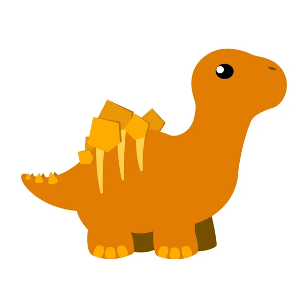 Niedlicher Cartoon-Dinosaurier — Stockvektor