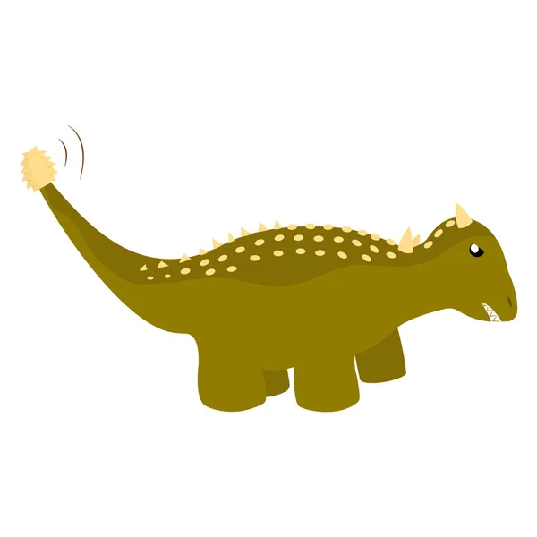 Schattig cartoon dinosaurus — Stockvector