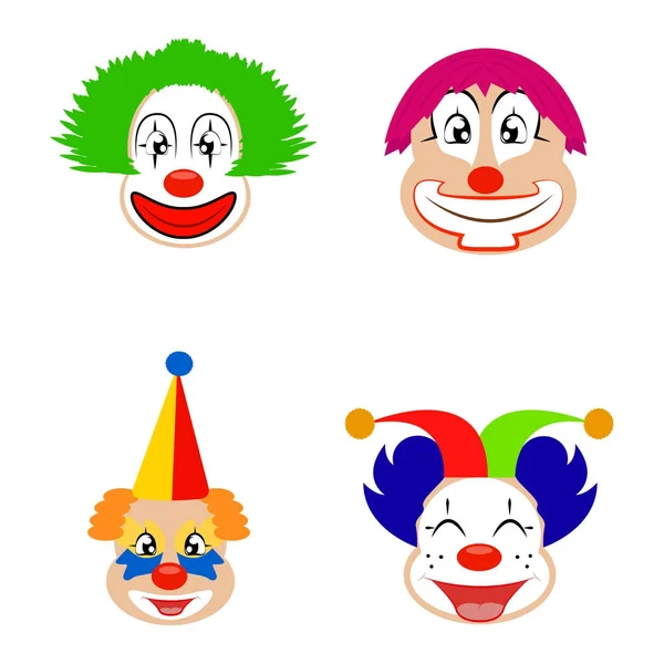 Funny cute Clown — Stock Vector