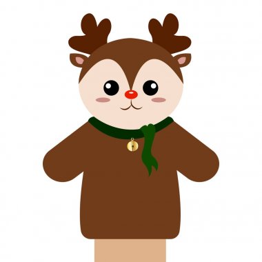 Sevimli kukla hayvan