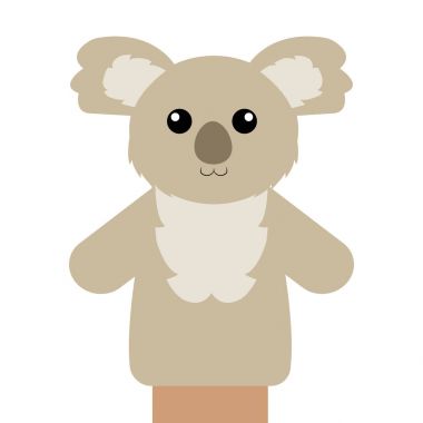 Sevimli kukla hayvan