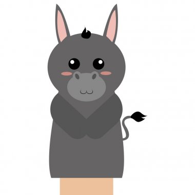 Sevimli kukla hayvan