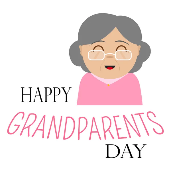 День бабусі та дідуся щасливі — стоковий вектор