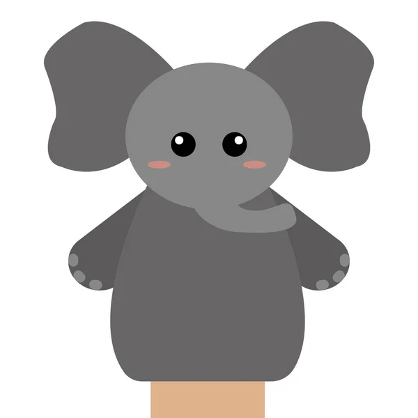 Charmant animal de marionnette — Image vectorielle