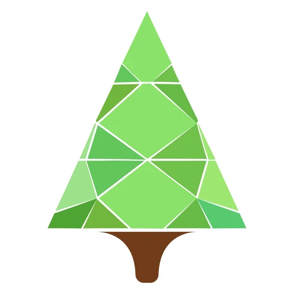 Abstracte schattig Tree — Stockvector