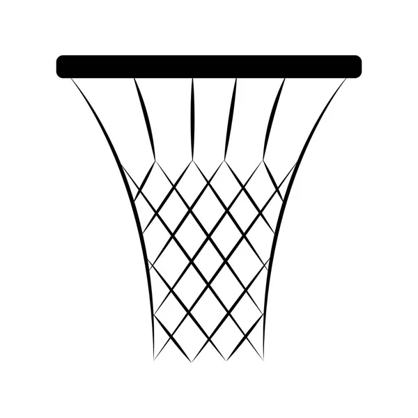 Abstracte basketbal label — Stockvector