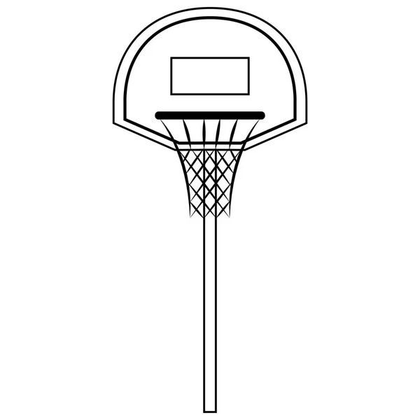 Rótulo de basquete abstrato — Vetor de Stock