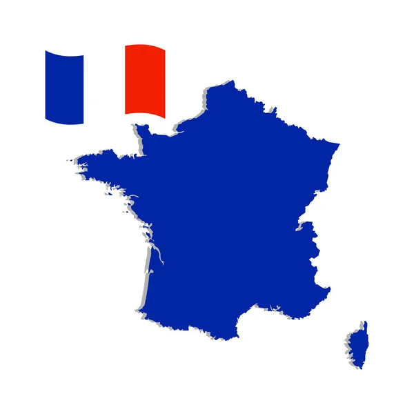 Símbolo conmemorativo de Francia — Vector de stock