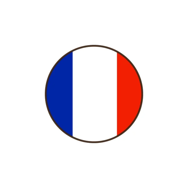 Frankreich-Gedenksymbol — Stockvektor