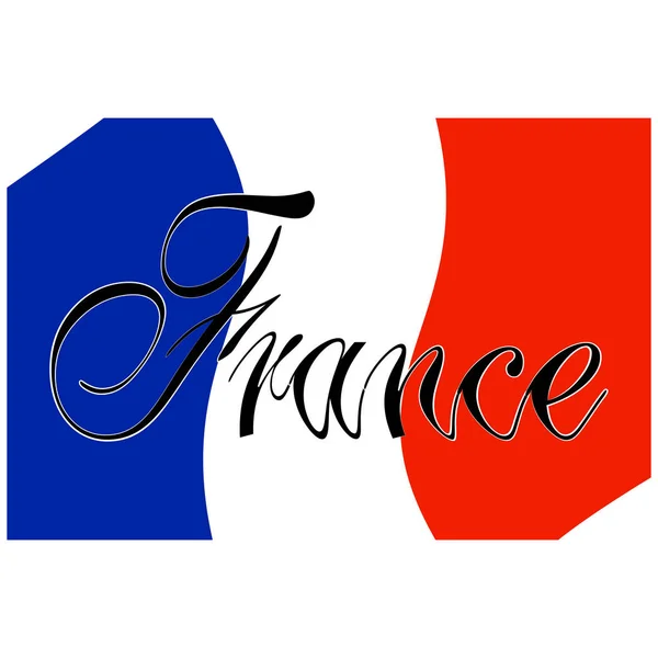 Frankreich-Gedenksymbol — Stockvektor