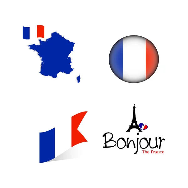 Symbol Francji pamiątkowe — Wektor stockowy