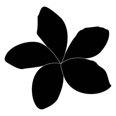 Sevimli siluet çiçek