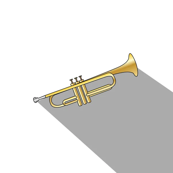 Isoliertes Musikinstrument — Stockvektor