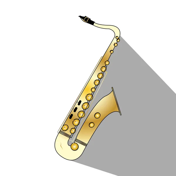 Isoliertes Musikinstrument — Stockvektor