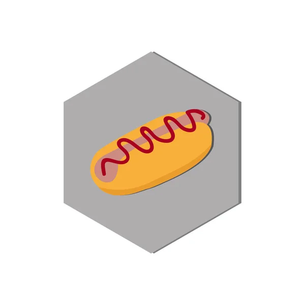Abstraktní potravin ikona — Stockový vektor