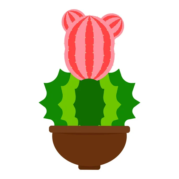 Cactus mignon abstrait — Image vectorielle