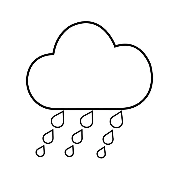 Icona meteo astratta — Vettoriale Stock