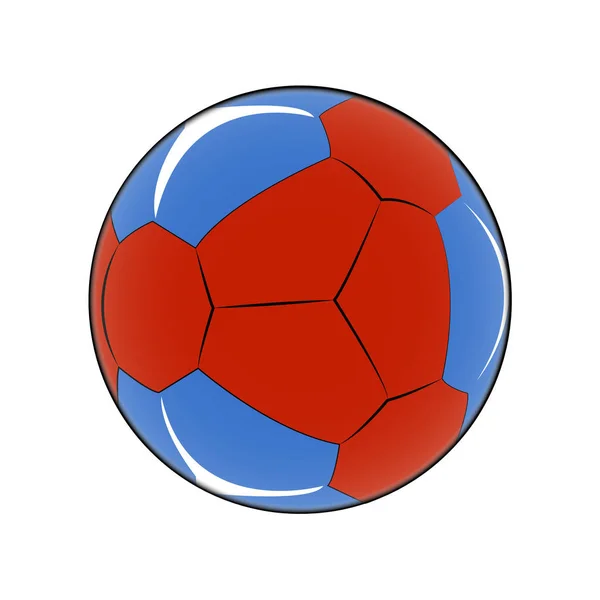 Objeto de futebol abstrato — Vetor de Stock