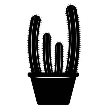 Soyut şirin kaktüs