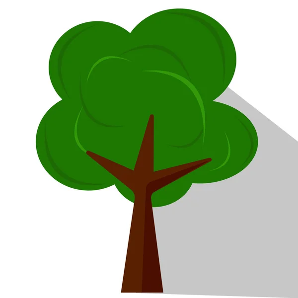 Árbol lindo abstracto — Vector de stock