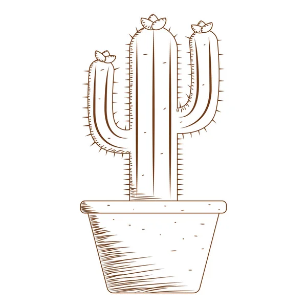 Kaktus lucu abstrak - Stok Vektor