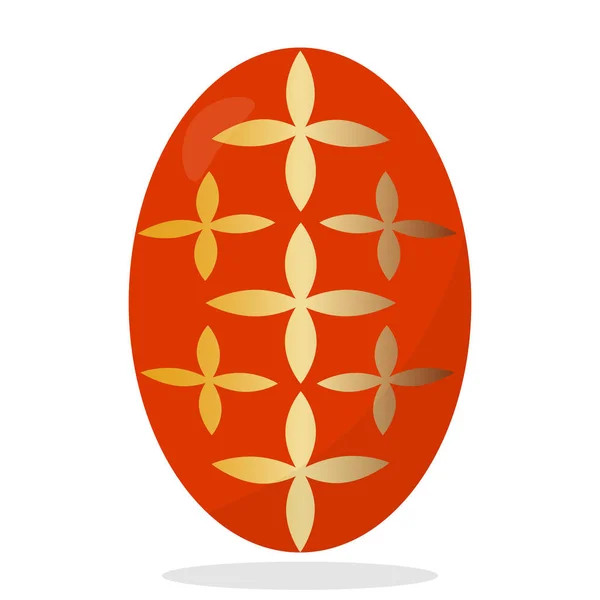 Cute easter egg — Stock Vector