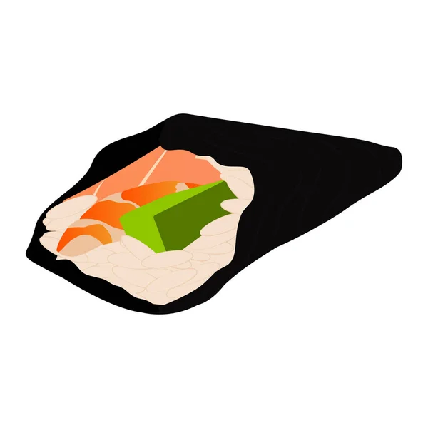 Abstracto sushi delicioso — Vector de stock