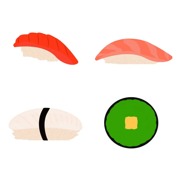 Abstracto sushi delicioso — Archivo Imágenes Vectoriales