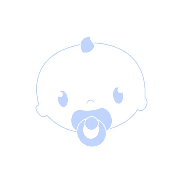Objet Baby Shower — Image vectorielle