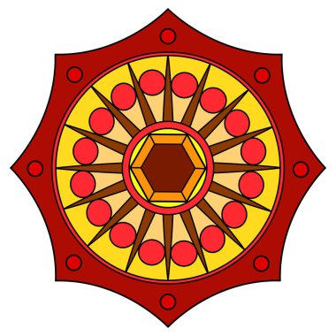 soyut şirin mandala