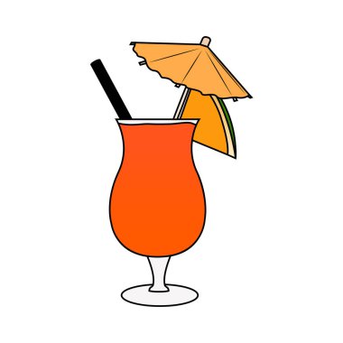 Soyut lezzetli kokteyl