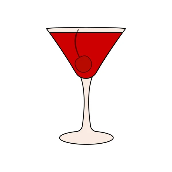 Абстрактный вкусный коктейль — стоковый вектор