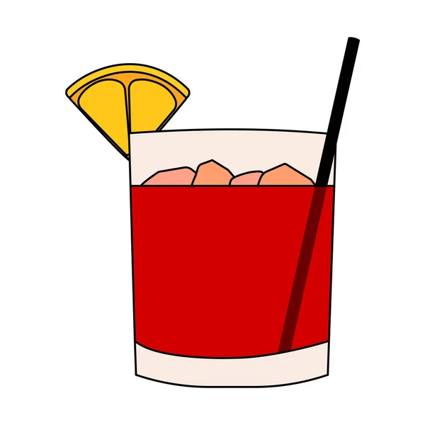 Abstrakta läckra coctail — Stock vektor