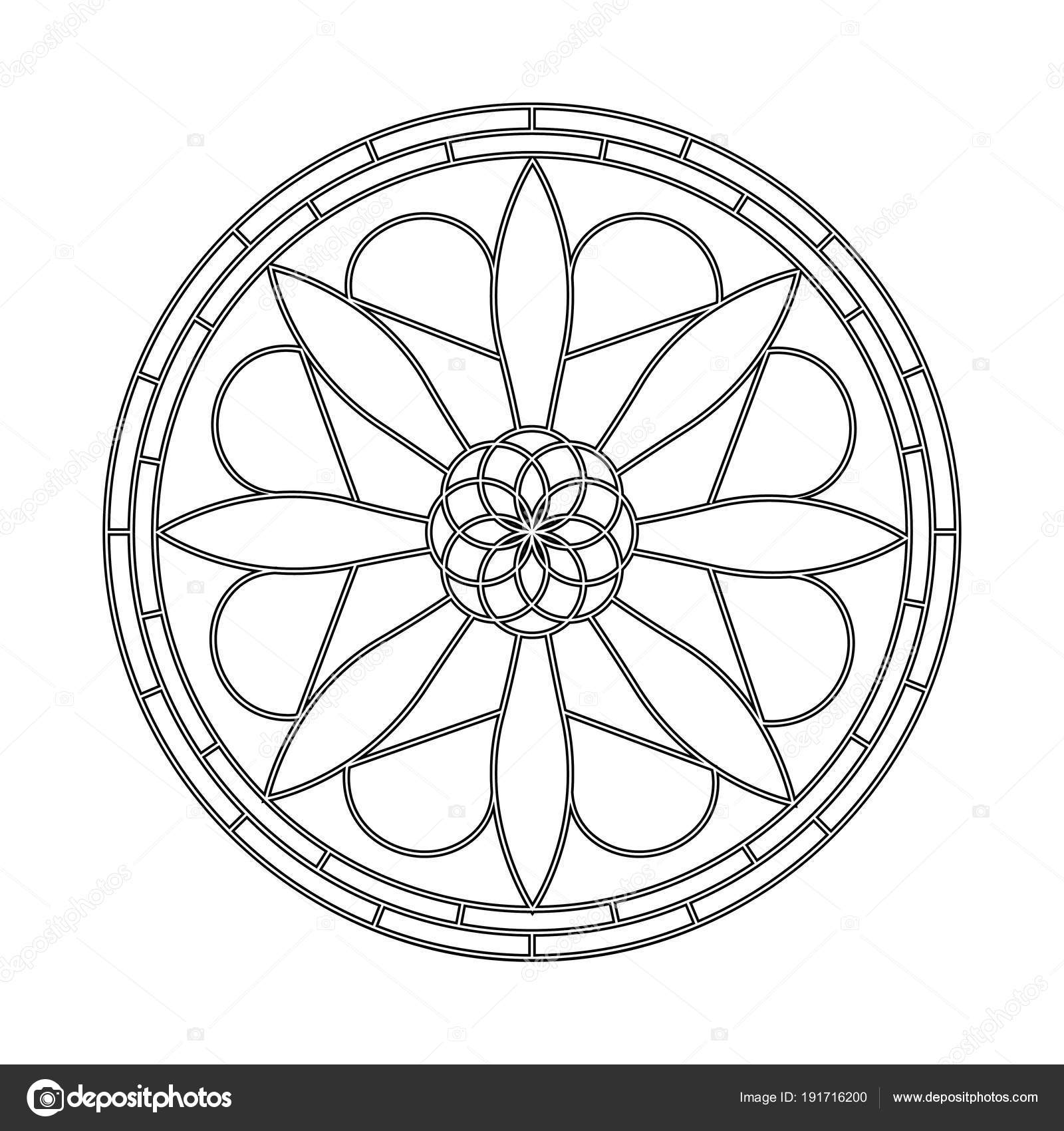 Download Abstract cute mandala — Stock Vector © DAVIDS47 #191716200