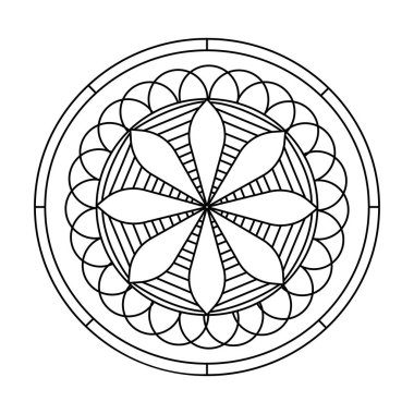 soyut şirin mandala