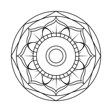 soyut şirin mandala