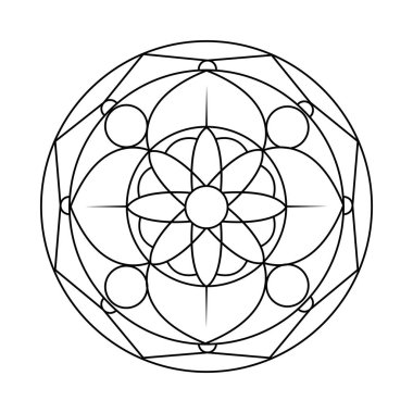 soyut şirin mandala