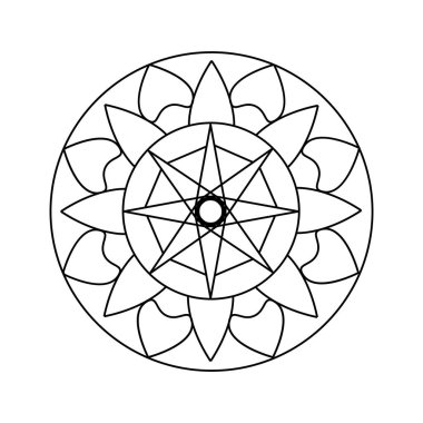 soyut şirin mandala