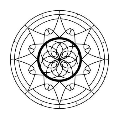 soyut şirin mandala