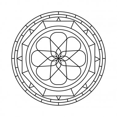 soyut şirin mandala
