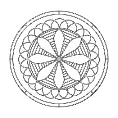 soyut şirin mandala